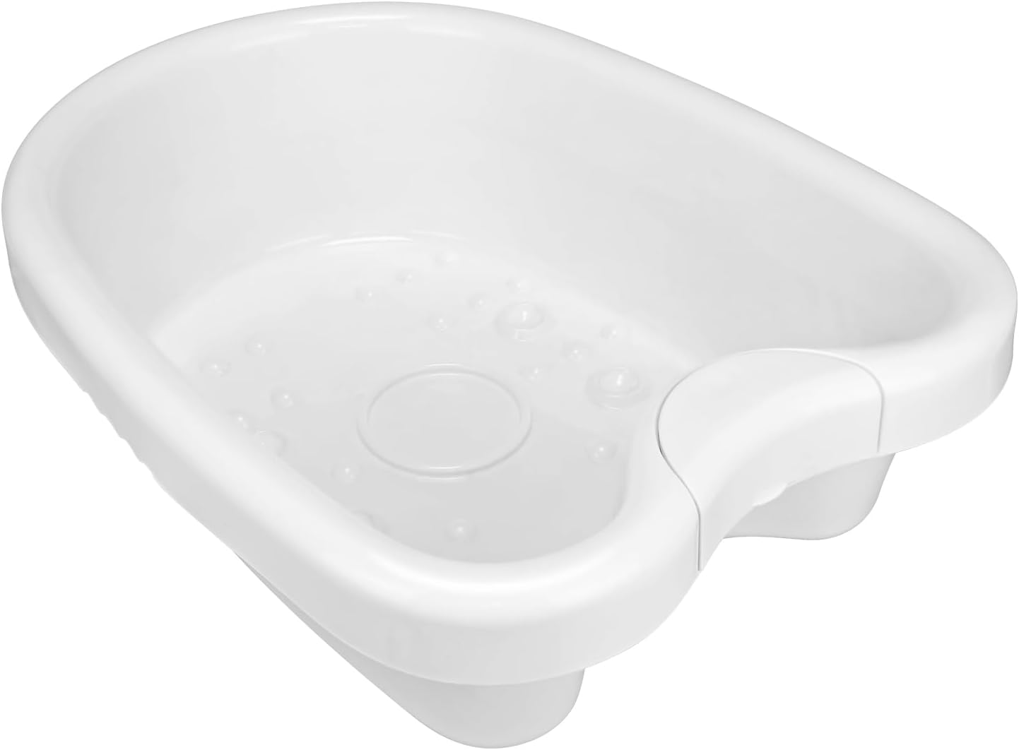 Extra-Large Deep Foot Soaking Tub – Thickened Home Plastic Foot Bath Basin with Massage Nodes, Non-Slip Design for Adult Foot Care, White
