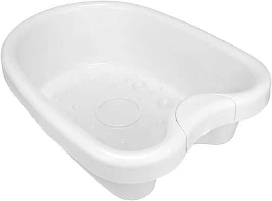 Extra-Large Deep Foot Soaking Tub – Thickened Home Plastic Foot Bath Basin with Massage Nodes, Non-Slip Design for Adult Foot Care, White